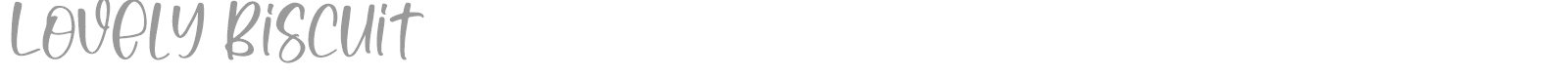 Lovely Biscuit font preview